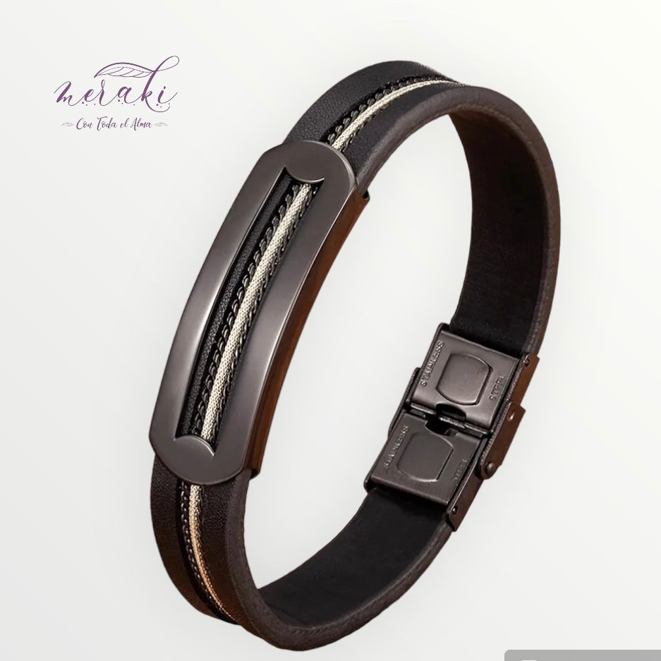 Brazalete placa negra