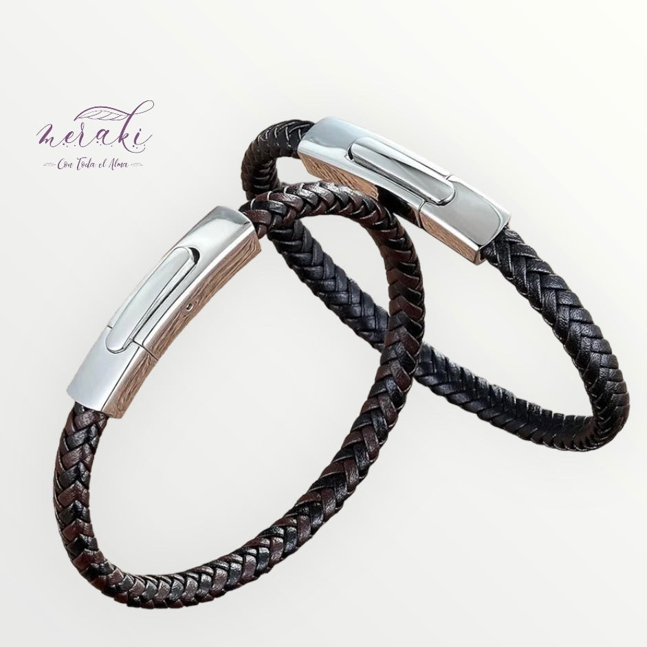 Brazalete broche frontal