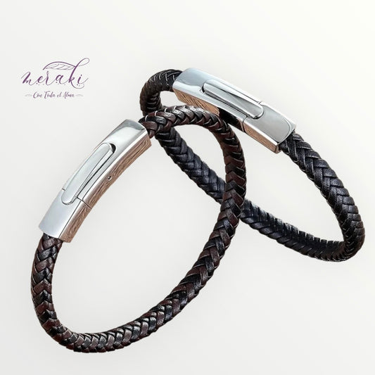 Brazalete broche frontal